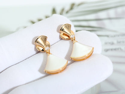 [Clover Jewels]DREAM MOP PINK GOLD EARRINGS