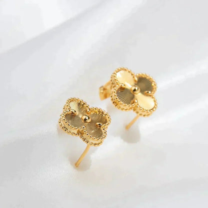 [Clover Jewels]CLOVER MEDIUM 1 MOTIFS LASER EARRINGS