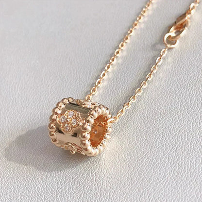 [Clover Jewels]PERLEE PEDANT NECKLACE GOLD / ROSE GOLD