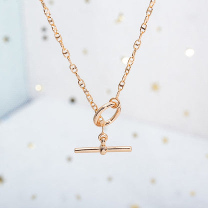 [Clover Jewels]ECHAPPEE NECKLACE PINK GOLD