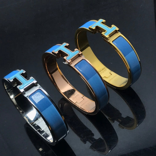 [Clover Jewels]H BRACELET BLUE RAINBOW CERAMIC