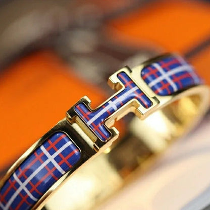 [Clover Jewels]H TARTAN BRACELET 12MM