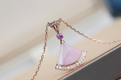 [Clover Jewels]DREAM NECKLACE PINK MOP DIAMOND