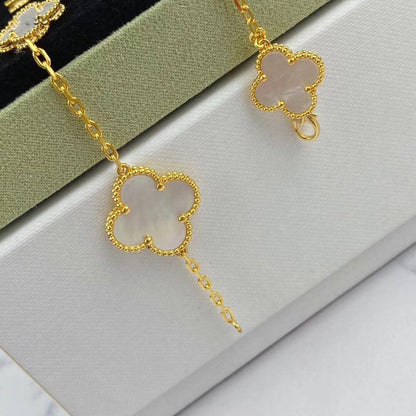 [Clover Jewels]MAGIC CLOVER MOP GOLD BRACELET 5 MOTIFS