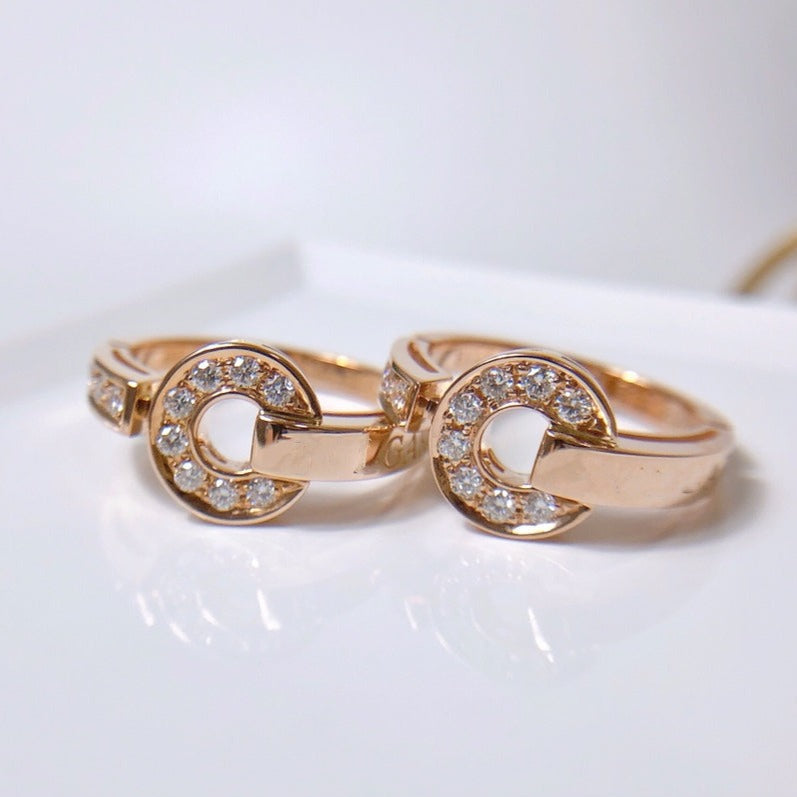 [Clover Jewels]DREAM RING DIAMOND PINK GOLD