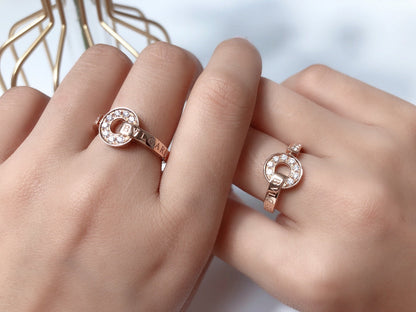 [Clover Jewels]DREAM RING DIAMOND PINK GOLD