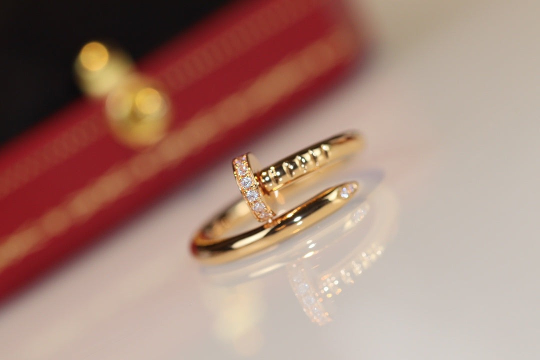 [Clover Jewels]JUSTE RING 2.65MM GOLD DIAMOND