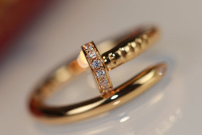 [Clover Jewels]JUSTE RING 2.65MM GOLD DIAMOND