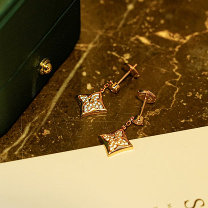 [Clover Jewels]STAR DIAMONDS EARRINGS GOLD