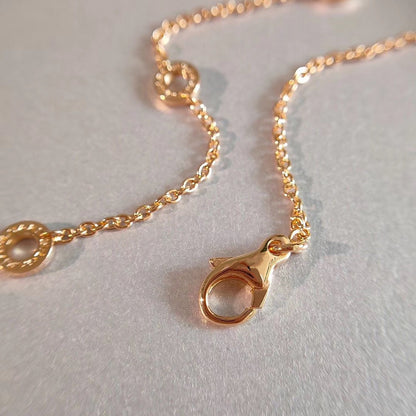 [Clover Jewels]ZERO 1 NECKLACE PINK GOLD