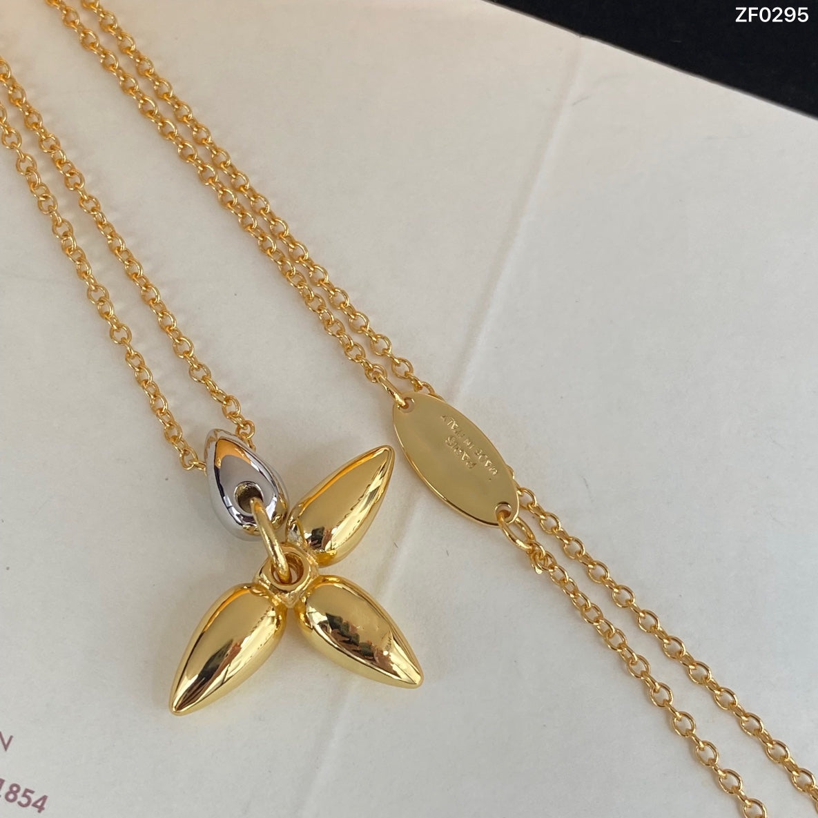 [Clover Jewels]LOUISETTE PEDANT GOLD NECKLACE