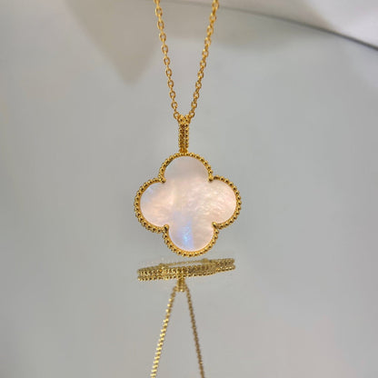 [Clover Jewels]CLOVER 25MM MOP LARGE PENDANT NECKLACE