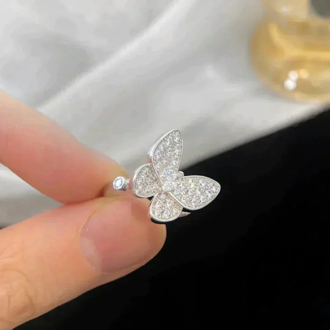 [Clover Jewels]BUTTERFLY DIAMOND RING