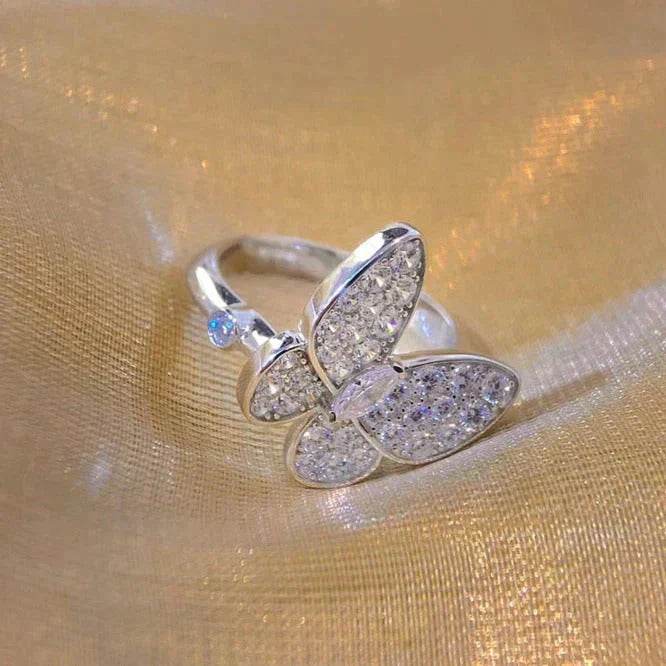 [Clover Jewels]BUTTERFLY DIAMOND RING