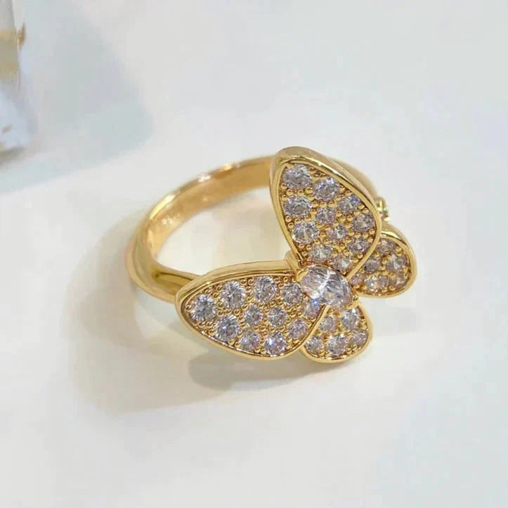 [Clover Jewels]BUTTERFLY DIAMOND RING