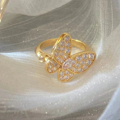 [Clover Jewels]BUTTERFLY DIAMOND RING