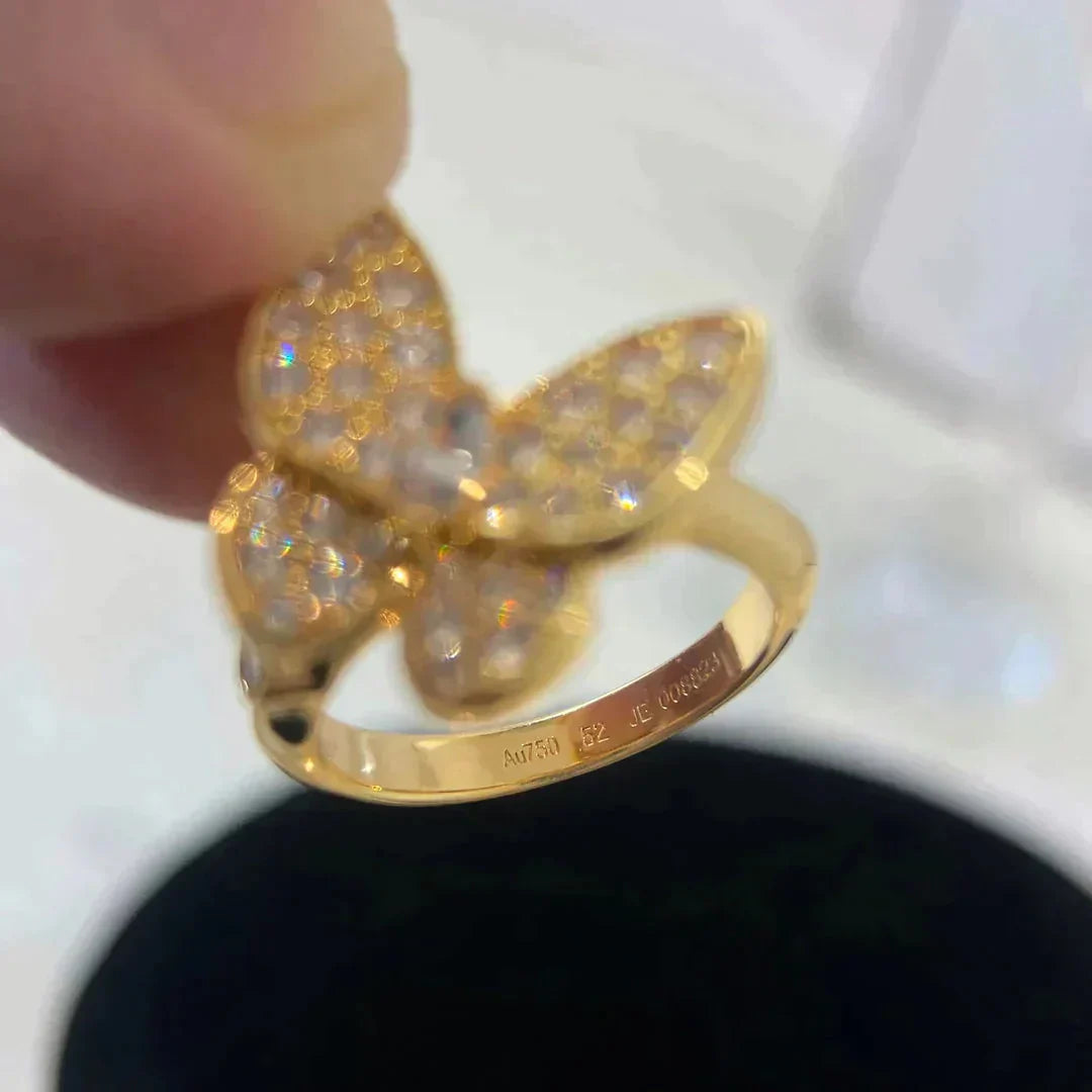 [Clover Jewels]BUTTERFLY DIAMOND RING