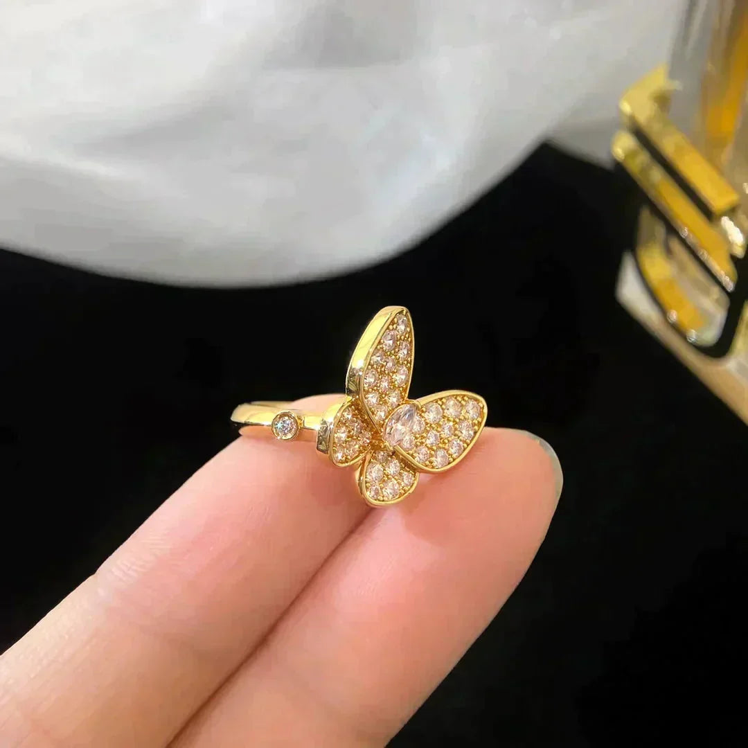 [Clover Jewels]BUTTERFLY DIAMOND RING