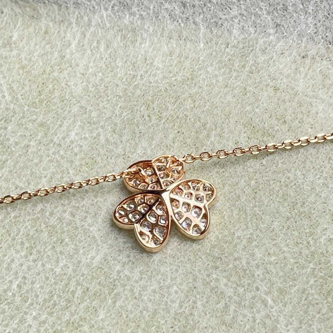 [Clover Jewels]FLOWER DIAMOND NECKLACE