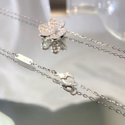 [Clover Jewels]FLOWER DIAMOND NECKLACE