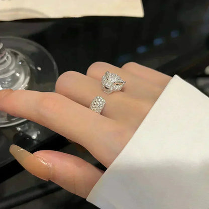 [Clover Jewels]PANTHERE 5.5MM ALL DIAMOND RING