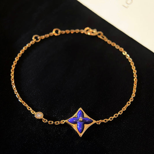 [Clover Jewels]COLOR STAR PINK GOLD DIAMOND BRACELET