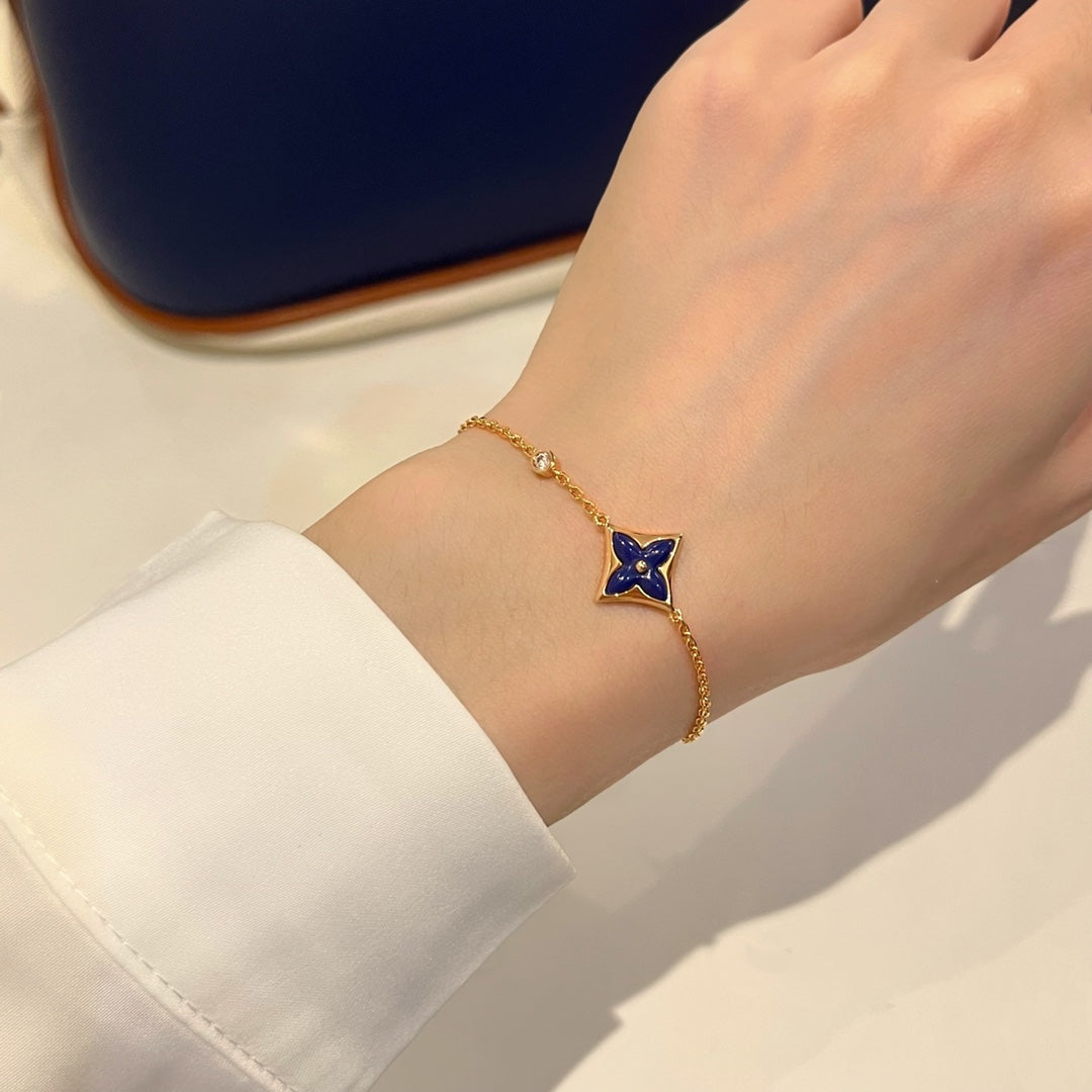 [Clover Jewels]COLOR STAR PINK GOLD DIAMOND BRACELET