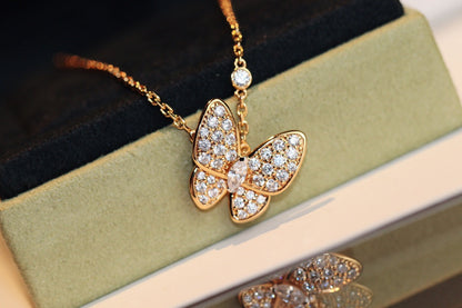 [Clover Jewels]BUTTERFLY DIAMOND NECKLACE