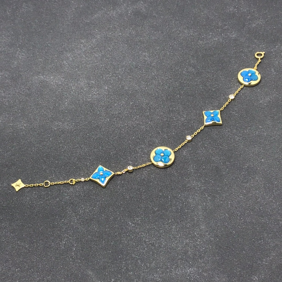 [Clover Jewels]STAR AND SUN TURQUOISE 4 MOTIFS 3 DIAMONDS