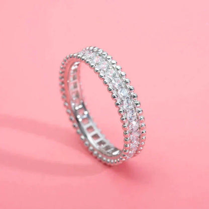 [Clover Jewels]PERLEE DIAMOND SILVER RING