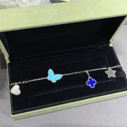 [Clover Jewels]LUCKY SPRING SILVER BRACELET 4 MOTIF