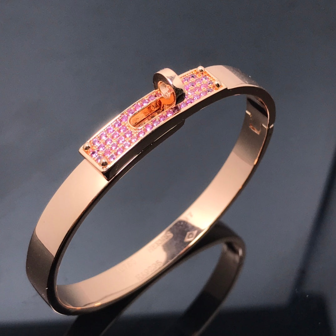 [Clover Jewels]KELLY BRACELET PINK DIAMOND