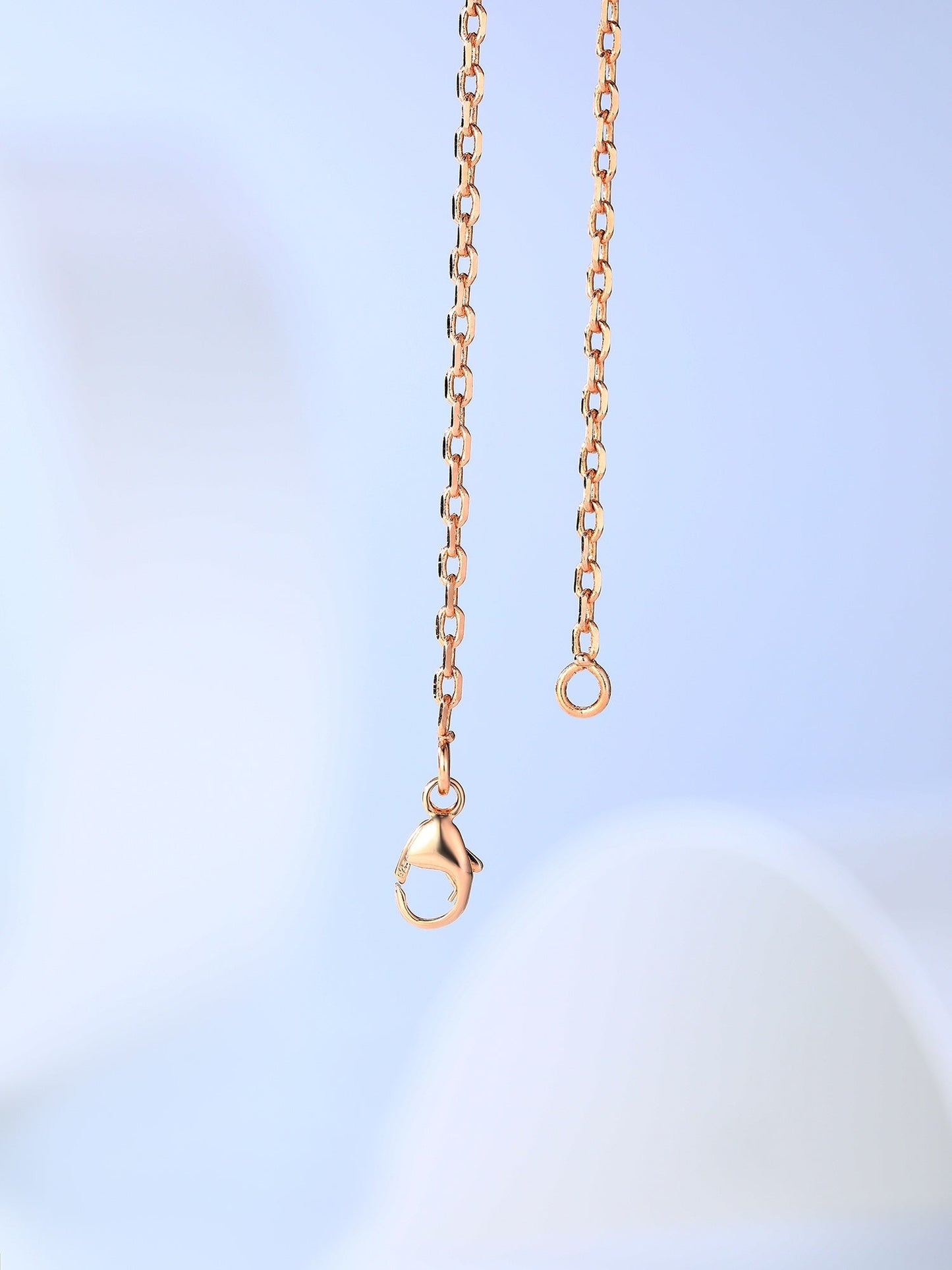 [Clover Jewels]H CAGE PINK GOLD NECKLACE