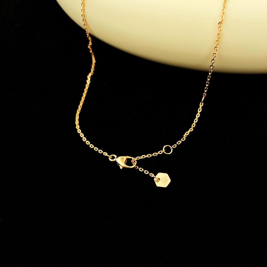 [Clover Jewels]BEE MINI PEDANT DIAMOND NECKLACE