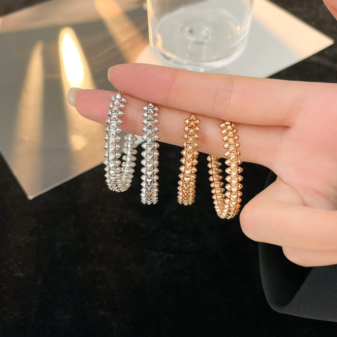 [Clover Jewels]CLASH HOOP EARRINGS