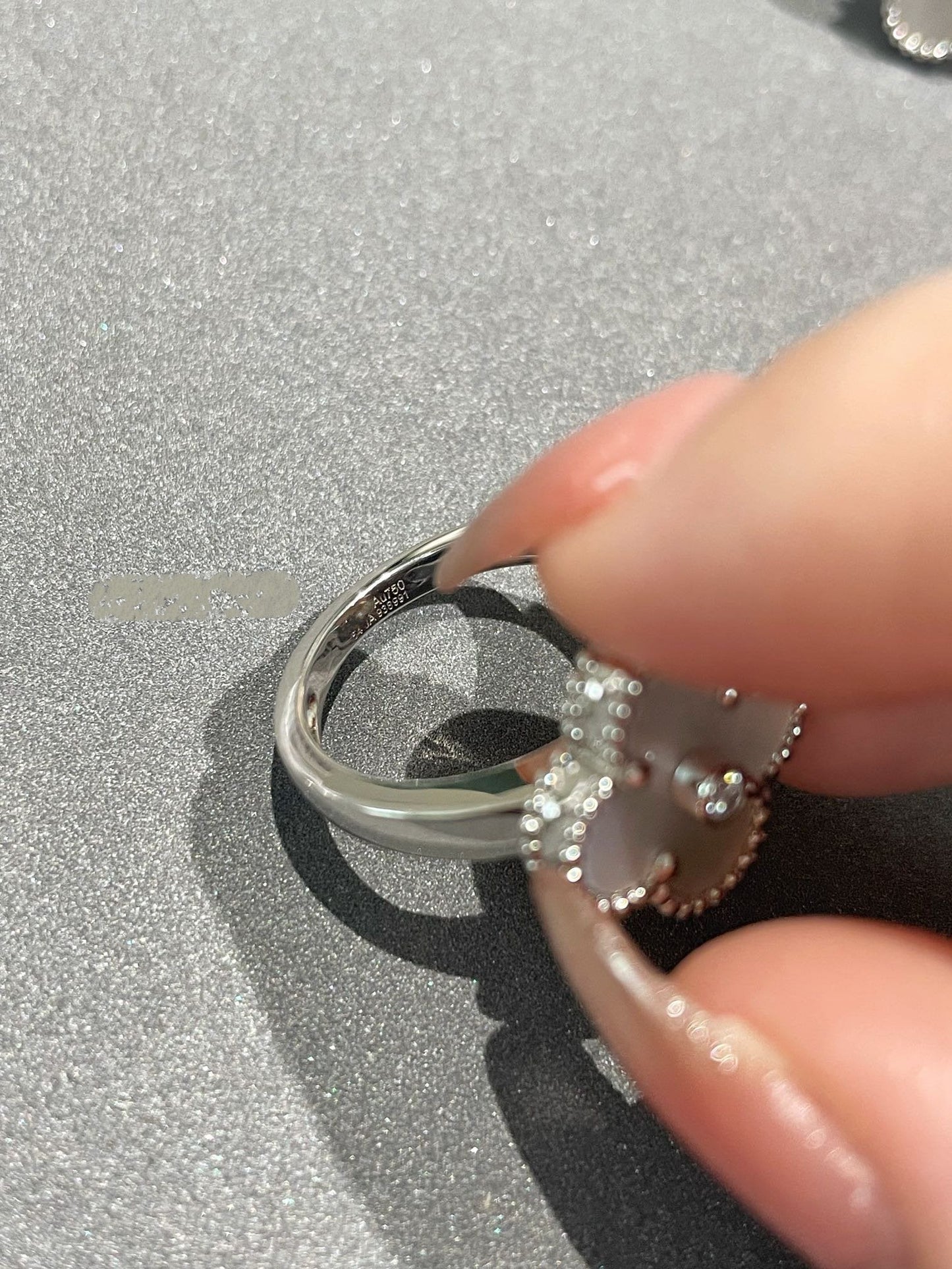 [Clover Jewels]CLOVER SILVER MOP DIAMOND RING