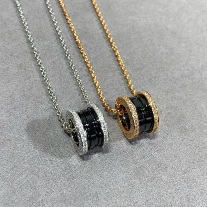 [Clover Jewels]ZERO 1 DIAMOND CERAMIC NECKLACE