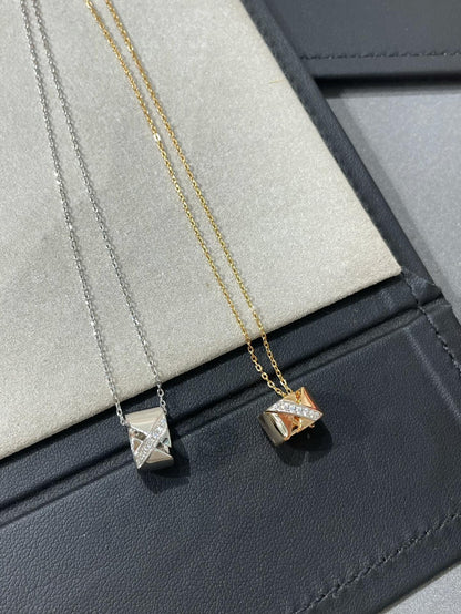 [Clover Jewels]LIENS EVIDENCE DIAMOND NECKLACE