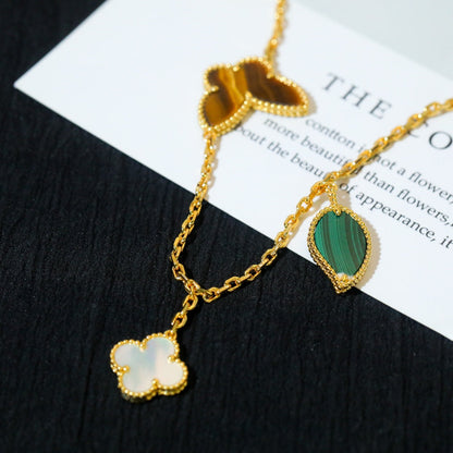 [Clover Jewels]LUCKY SPRING 5 MOTIF GOLD BRACELET