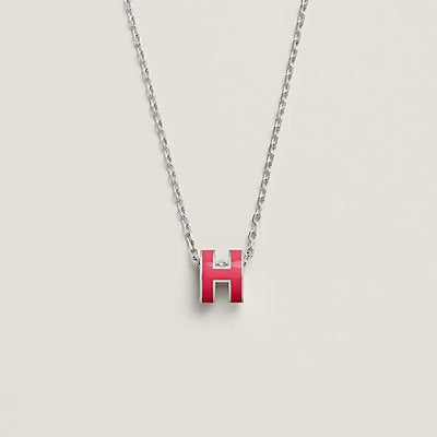 [Clover Jewels]H NECKLACE PINK