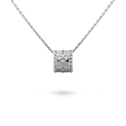 [Clover Jewels]PERLEE PEDANT SIVLER DIAMOND NECKLACE