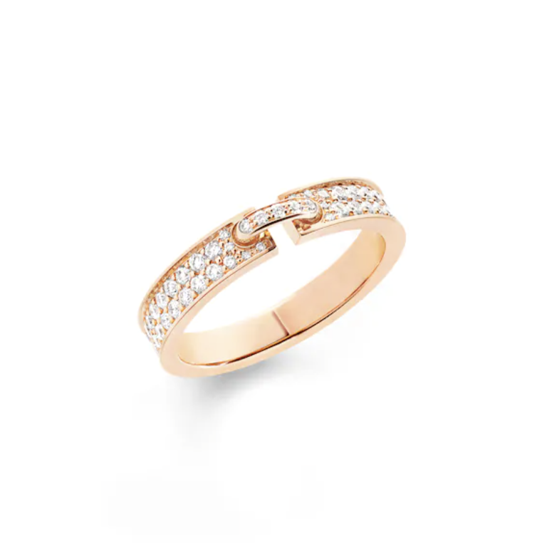 [Clover Jewels]ALLIANCE LIENS VIDENCE PAVED DIAMOND 4MM RING