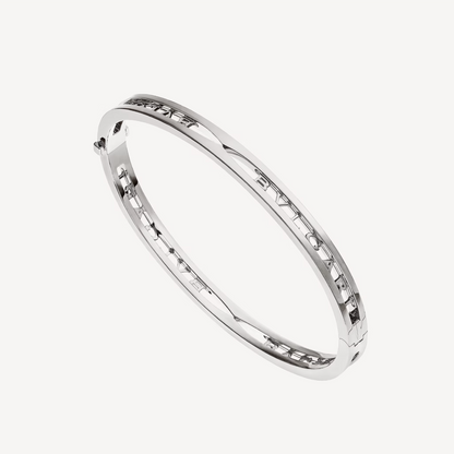 [Clover Jewels]ZERO 1 SPIRAL LOGO SILVER BRACELET