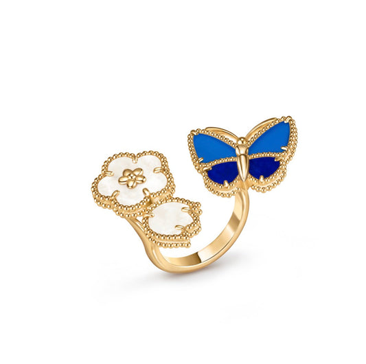 [Jesse Jewelry]LUCKY 3 MOTIF GOLD RING