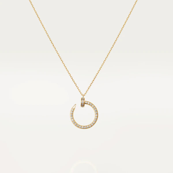 [Clover Jewels]JUSTE NECKLACE GOLD DIAMONDS