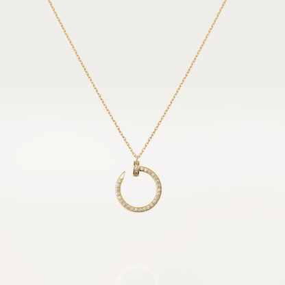 [Clover Jewels]JUSTE NECKLACE GOLD DIAMONDS