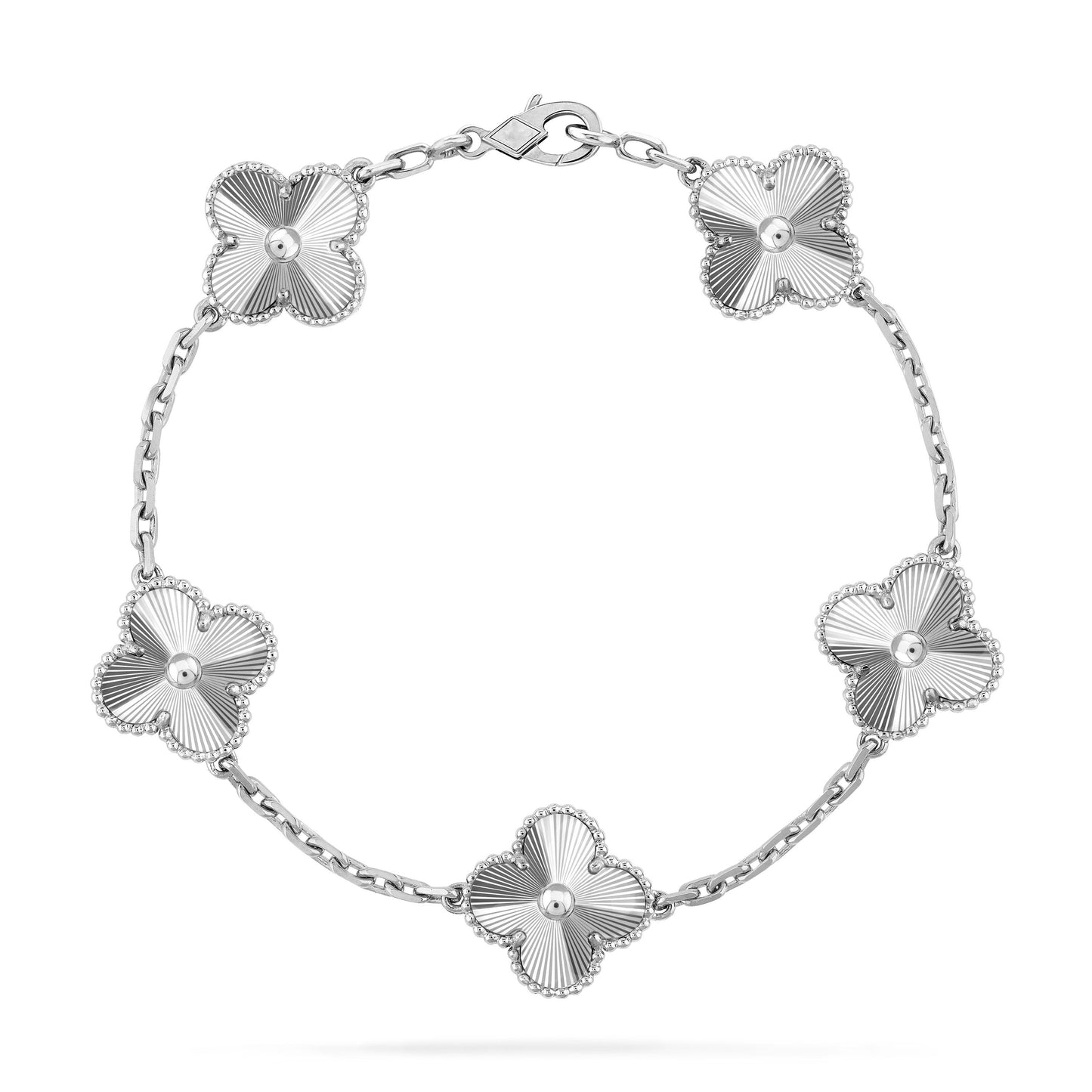 [Clover Jewels]CLOVER SILVER 5 MOTIFS BRACELET