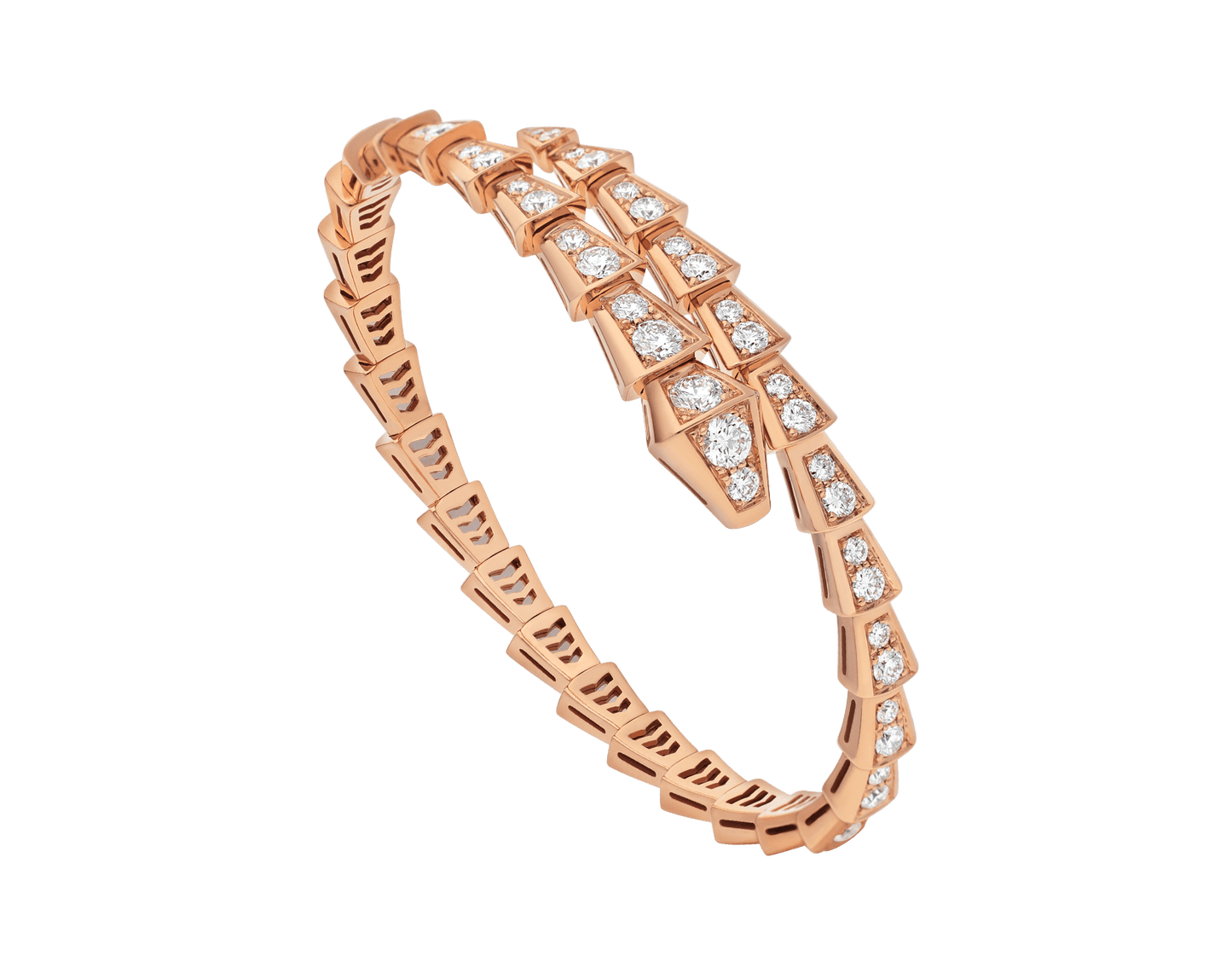 [Clover Jewels]SERPENTI BRACELET 6.8MM PINK GOLD DIAMOND