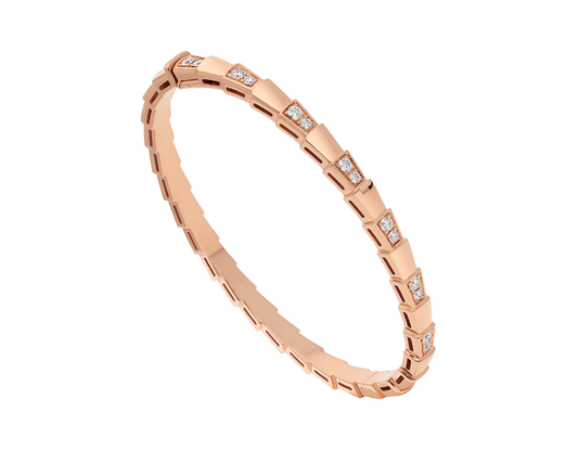 [Clover Jewels]SERPENTI SMALL BRACELET PINK GOLD DIAMOND