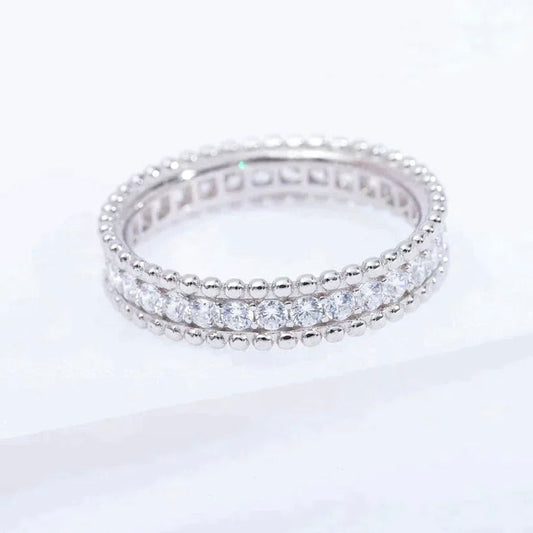 [Clover Jewels]PERLEE DIAMOND SILVER RING